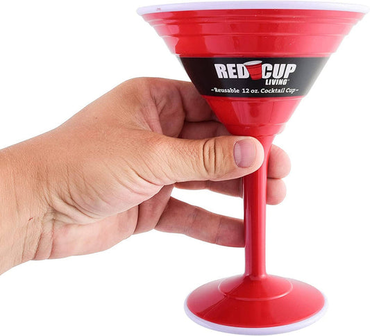 Red Cup Living - Red Cup Living Reusable Cocktail Cup, 12-Ounce, BPA Free