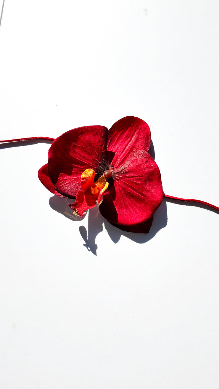 Red Orchid Chocker