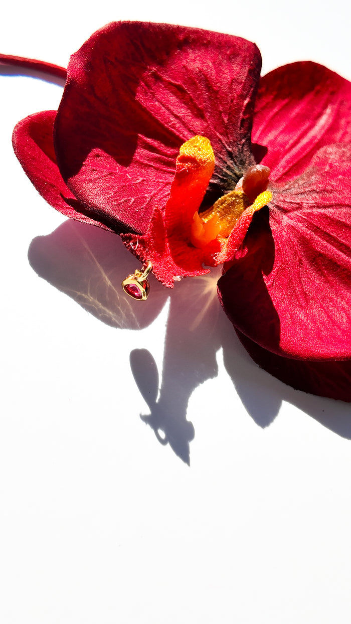 Red Orchid Chocker