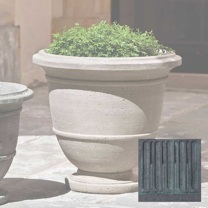 24" W x 21.75" H / Lead Antique