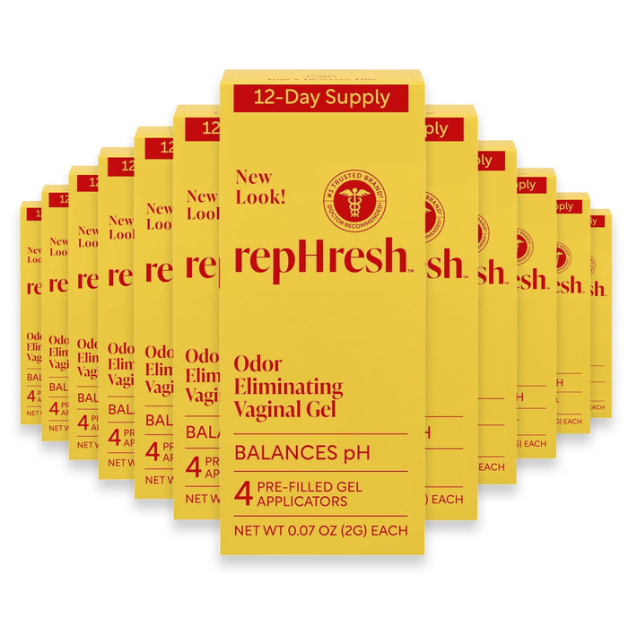 RepHresh Odor Eliminating Vaginal Gel, 4ct - 24 Pack
