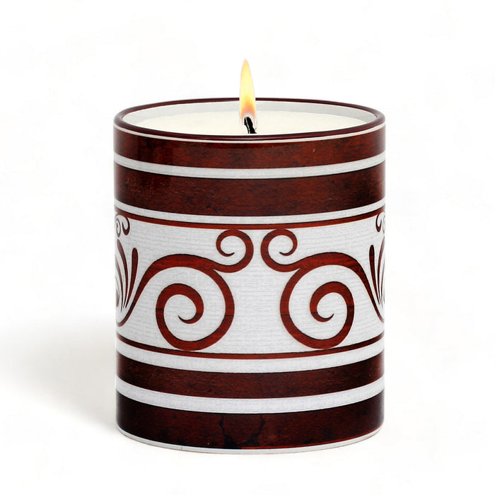 RICCO ITALIA PALIO: Candle Maroon Design by Mario Bruno (Design 6393)