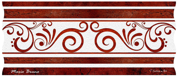 RICCO ITALIA PALIO: Candle Maroon Design by Mario Bruno (Design 6393)