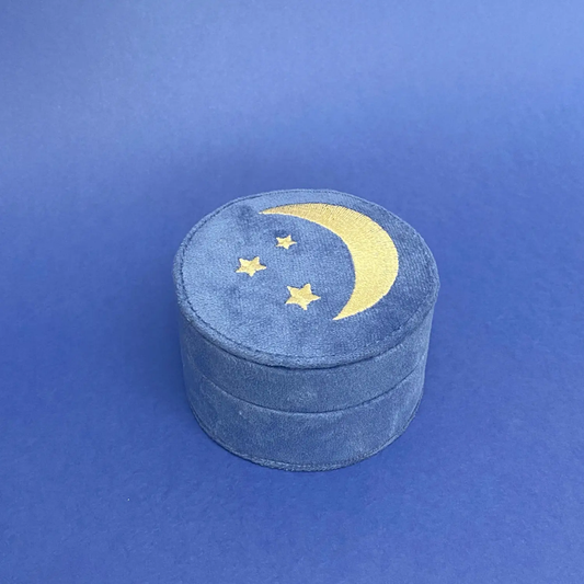 Rockahula Moon & Stars Mini Velvet Jewelry Box