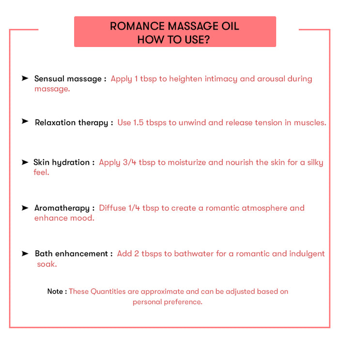 How to Use Romance Massage Oil