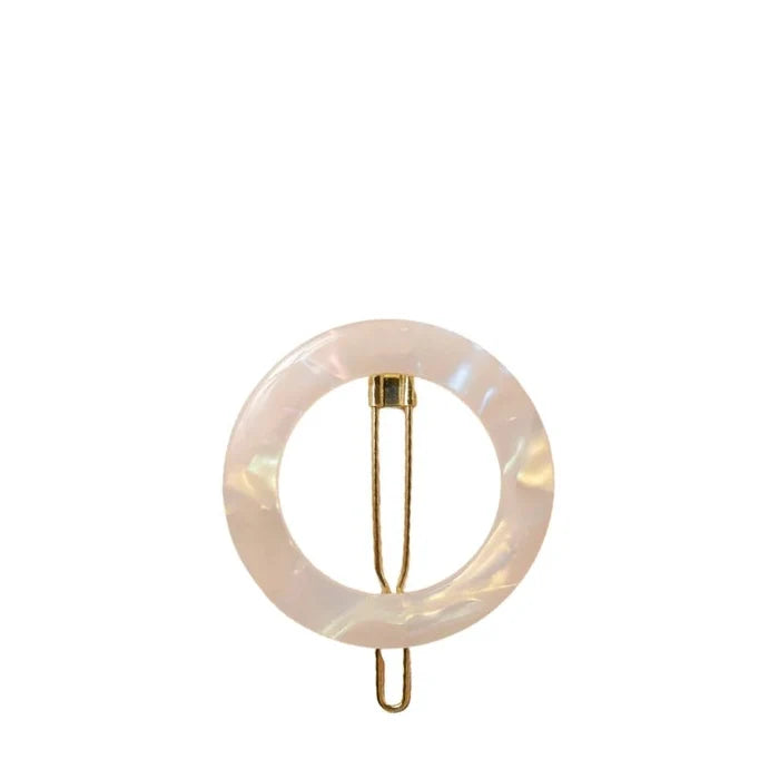 Round Barrette Hair Clip