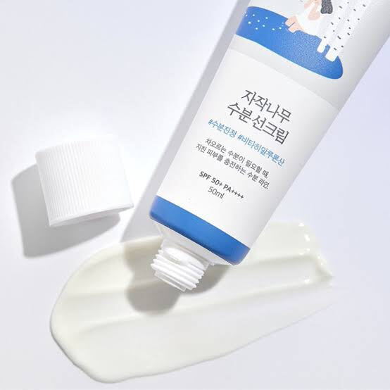 RoundLab birch juice moisturizing sunscreen cream