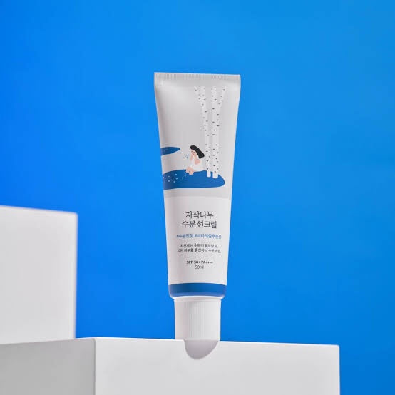 RoundLab birch juice moisturizing sunscreen cream