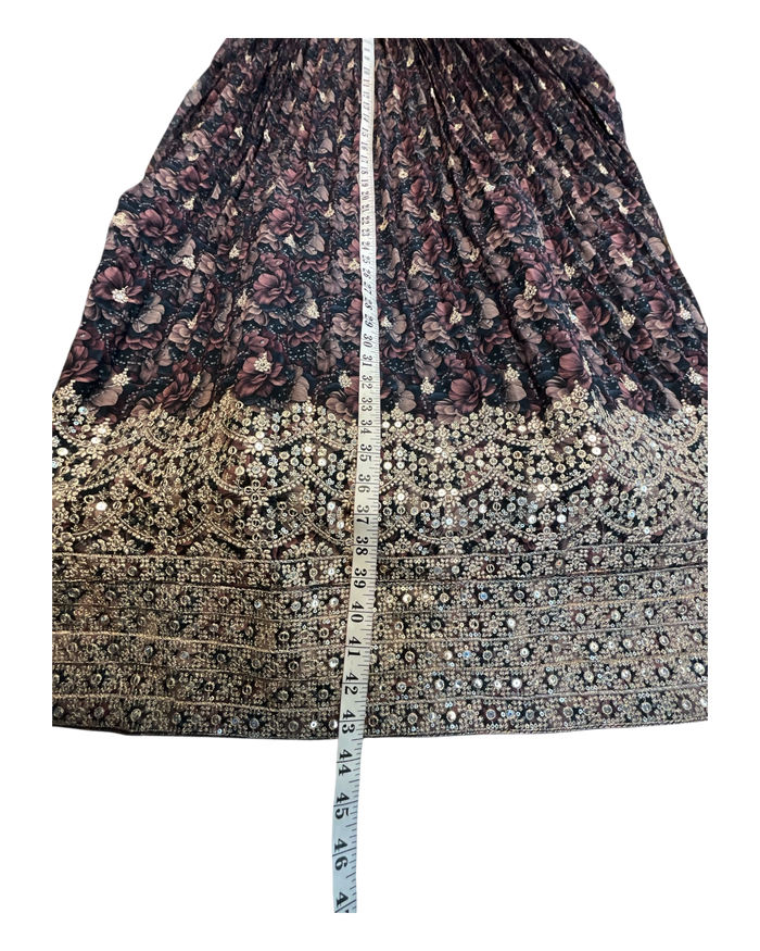 SALE! SALE! Size 16 - Multi Coloured - Ready Made Lehnga Set - Haldi / Mehndi / Weddings - UK Stock - 24h Dispatch - PC2605 TT