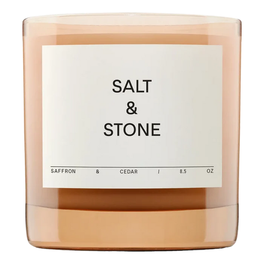 Salt & Stone duftlys Saffron & Cedar