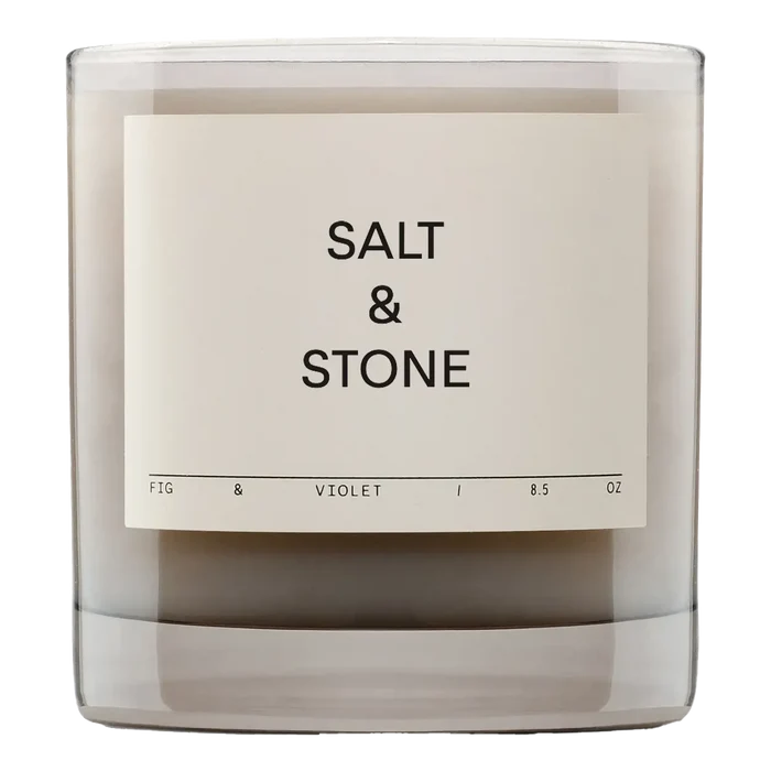 Salt & Stone duftlys Fig & Violet