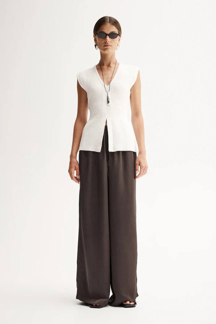 Santori Knit in White by Elka Collective