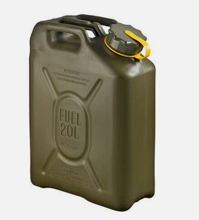 Scepter Genuine 5 Gallon Jerry POL Can / 20 L Olive Drab Military Fuel Can (MFC) - *Vintage*