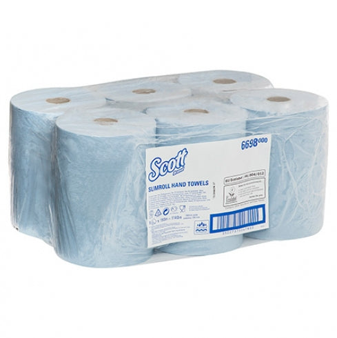Scott 6698 Slimroll Paper Hand Towels 176m