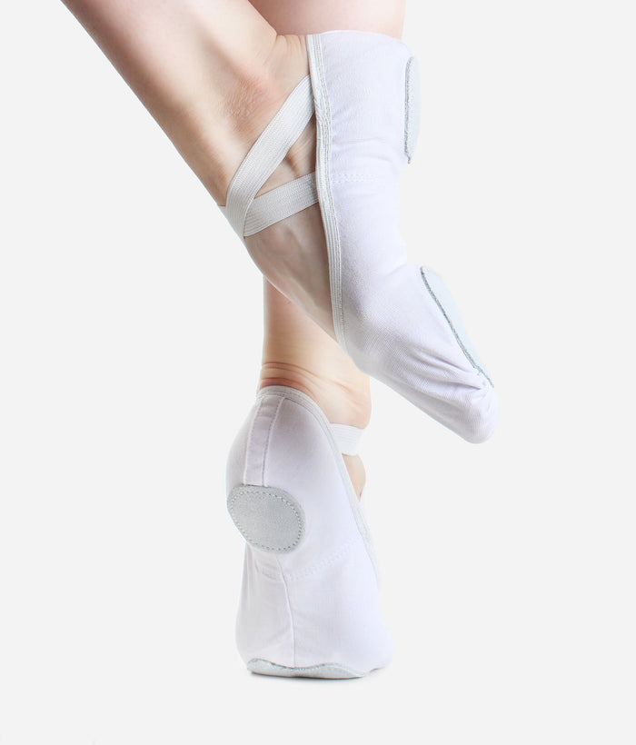 X/Wide Width, Stretch Canvas Ballet Flat - SD 16 / SD 18