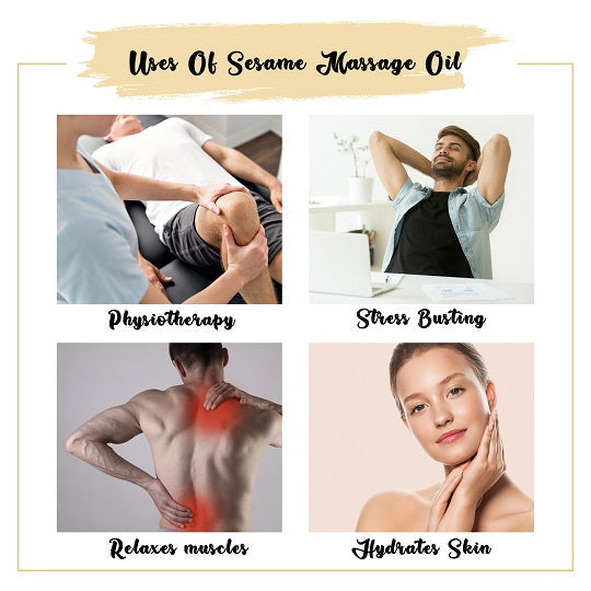Sesame body Massage Oil Uses