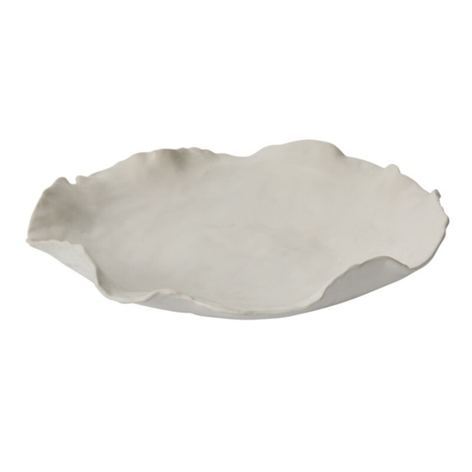 Shallow Wave Ceramic Bowl