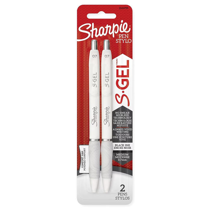 Sharpie S-Gel Black Medium Gel Pens 2 Ct - 36 Pack