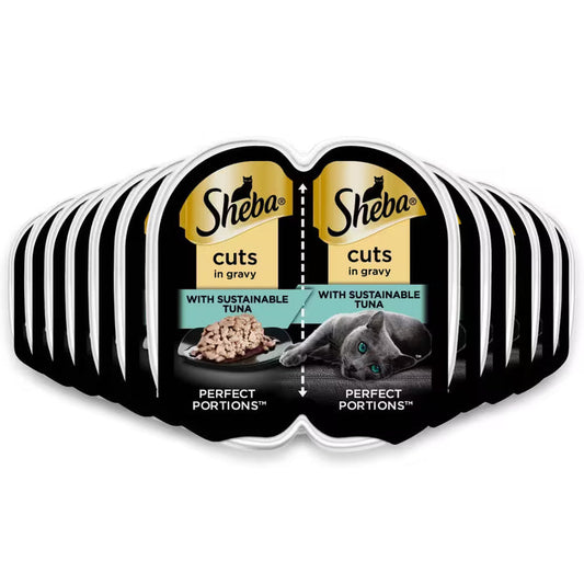 Sheba Perfect Portions Wet Cat Food Tuna & Seafood Entrée – 2.6 oz – 24 Pack