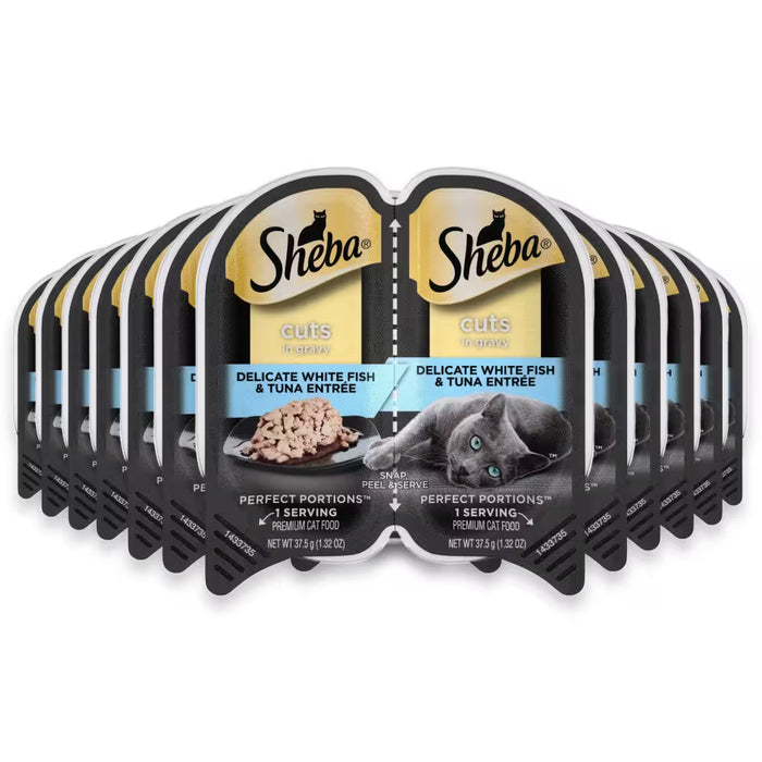 Sheba Perfect Portions Wet Cat Food Whitefish Entrée – 2.6 oz – 24 Pack