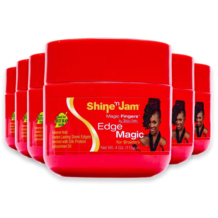Shine ’n Jam Magic Fingers Edge Control - 4 oz - 6 Pack