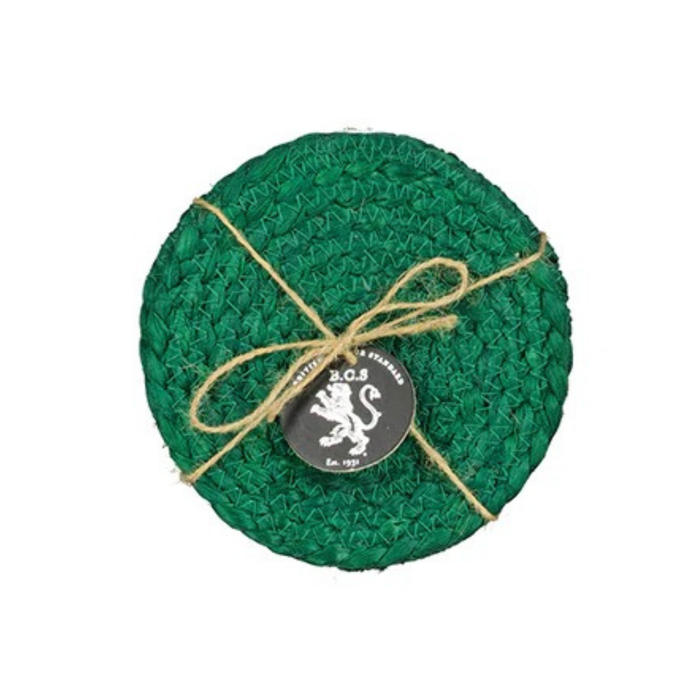 Silky Jute Coasters (Set of 4)