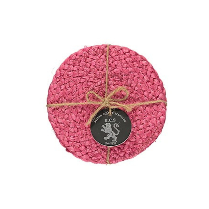 Silky Jute Coasters (Set of 4)