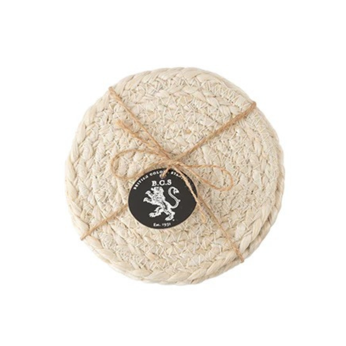 Silky Jute Coasters (Set of 4)
