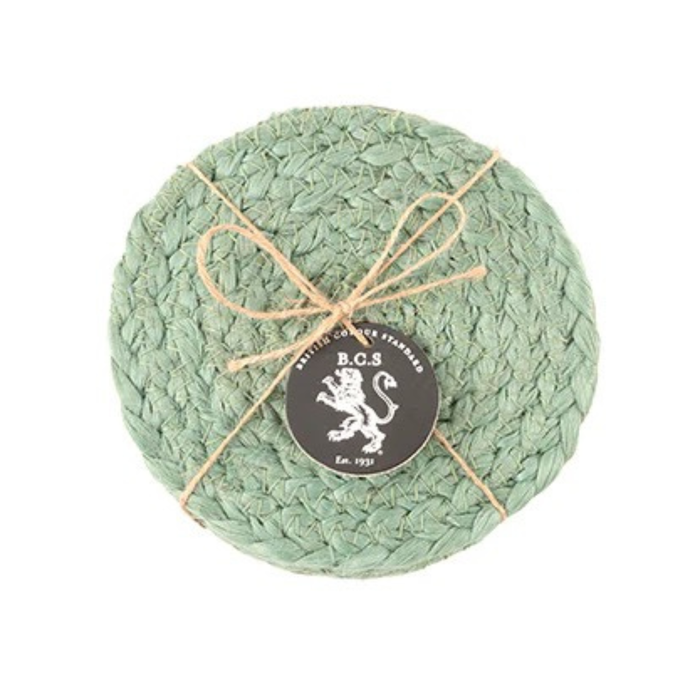 Silky Jute Coasters (Set of 4)