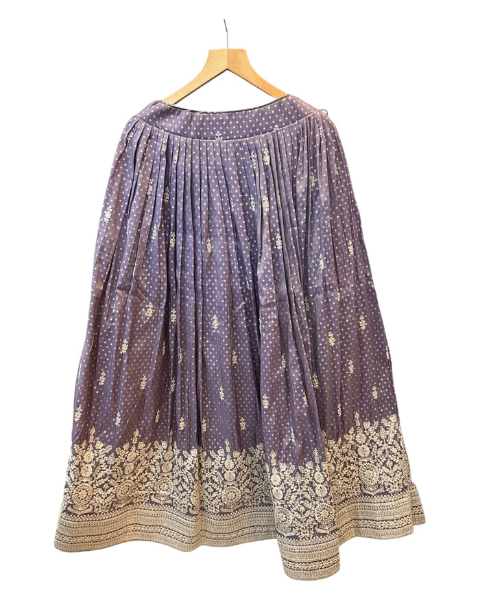 Size 12 / 38" Bust - Lilac Purple - Ready Made Lehenga Set - UK Stock - 24h Dispatch - KTC241009 PY
