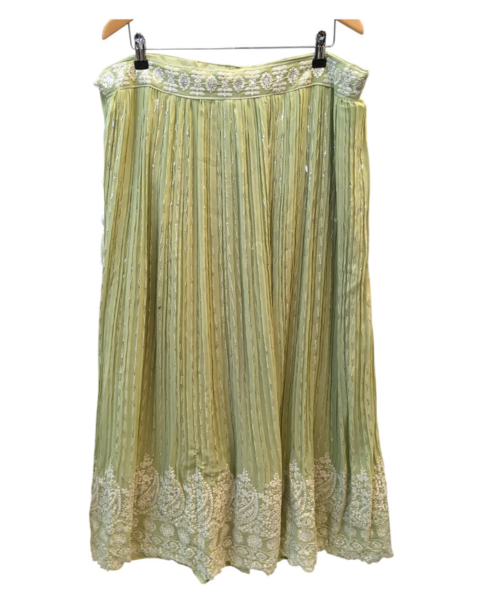 Size 12 / 38" Bust - Mint / Light Green - Ready Made Lehenga Set - UK Stock - 24h Dispatch - KTC250117 TK 0125