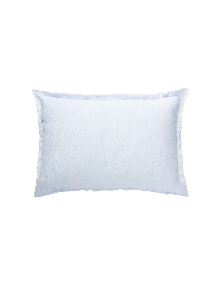 Soft Linen Fringe Pillow