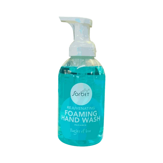 Sorbet Foaming Hand Wash Rejuvenating 500ml bottle with kiwi and collagen ingredients for gentle cleansing