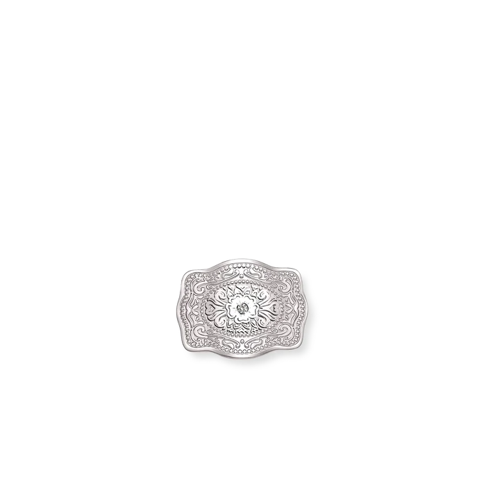 SpurWest Mini Belt Buckle Hatpin (Amelia Rose) - Silver