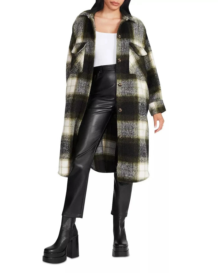 Steve Madden Chloe Plaid Shacket - Taryn x Philip Boutique