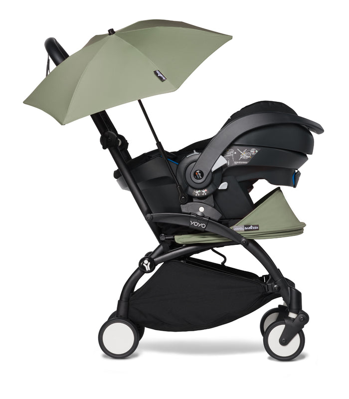BABYZEN Parasol - Olive & Car Seat Configuration