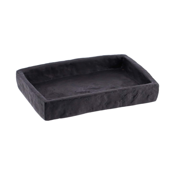 Stone-Effect Soap Dish Holder Resin Tray