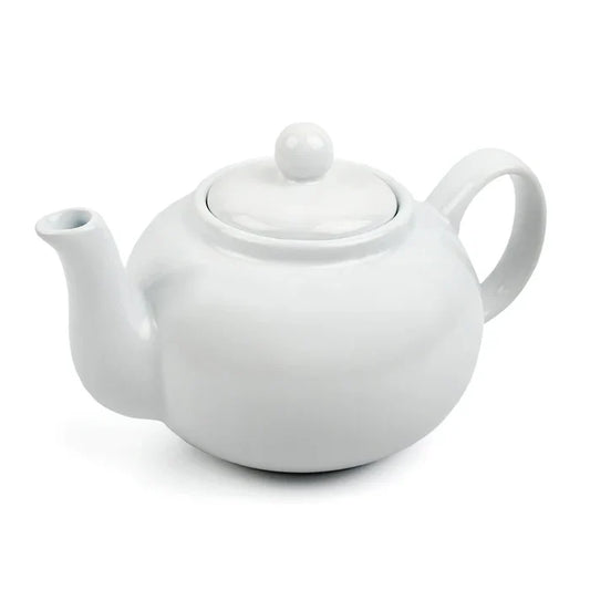 Stoneware Teapot White 16oz