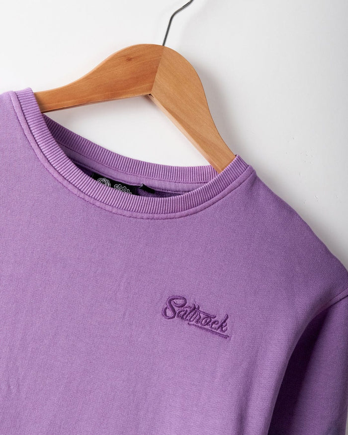 Storm Kids Sweat Dress in Purple