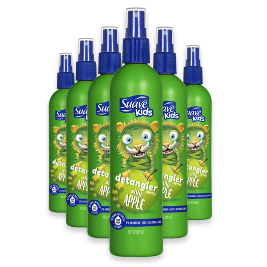 Suave Kids Silly Apple Leave-In Detangler Spray 10 oz - 6 Pack
