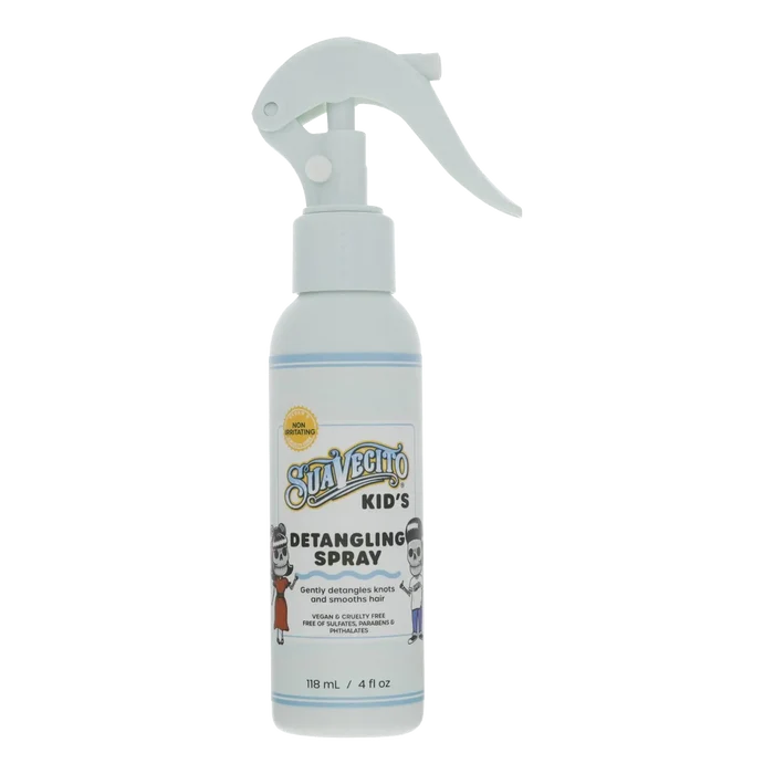 Suavecito Kid's Detangling Spray vegan og fri for sulfater, parabener og ftalater i 118 ml