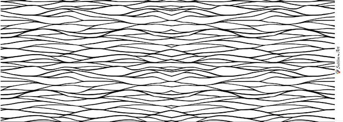 SUBLIMART: Line Art - Porcelain Soy Wax Candle (Design #LIN16)