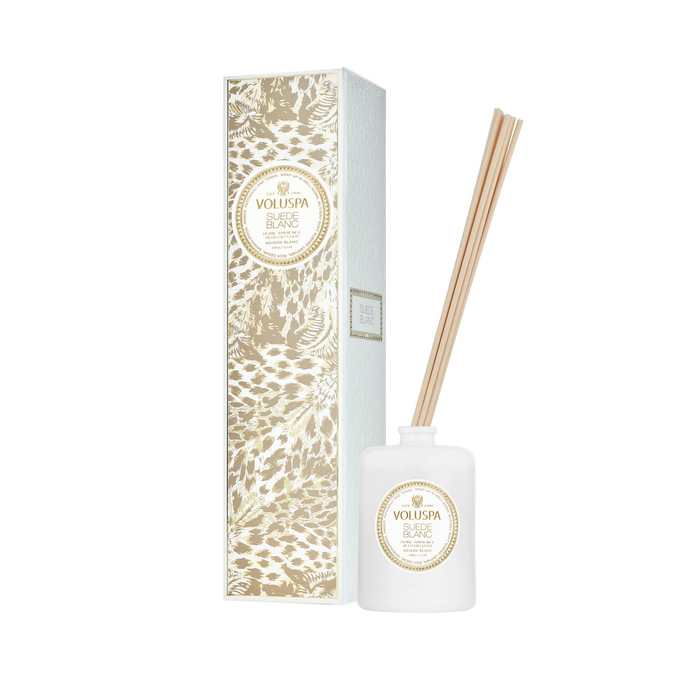 Suede Blanc Reed Diffuser