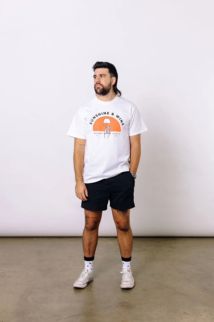 Sunshine & White Wine Tee - Magnolia Lane co. Home + Garden + Gift