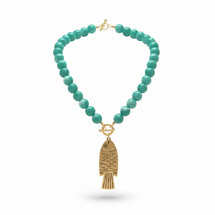 Tarpon Beaded Necklace