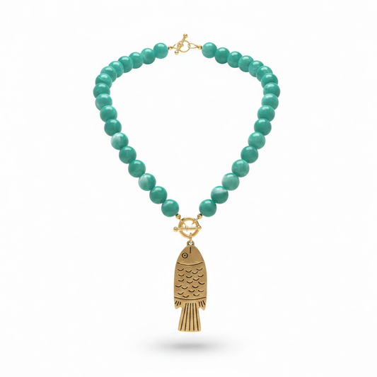 Tarpon Beaded Necklace