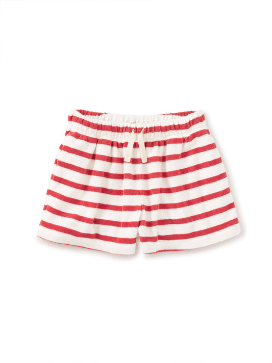 Tea Collection Terry Short in Pomme Stripe