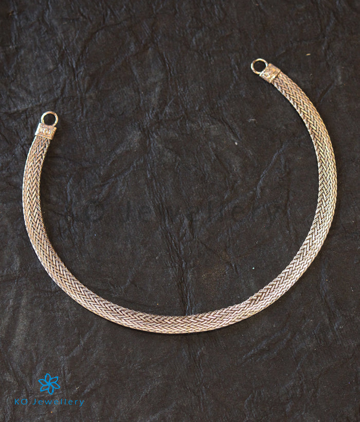 The Classic Flat Silver Chain (Oxidised)