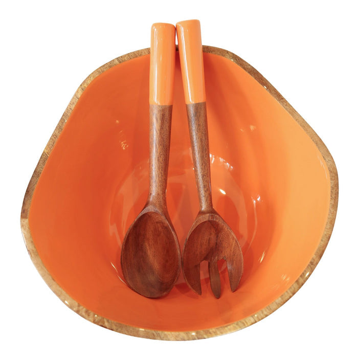 Orange / 12"dia x 6"h