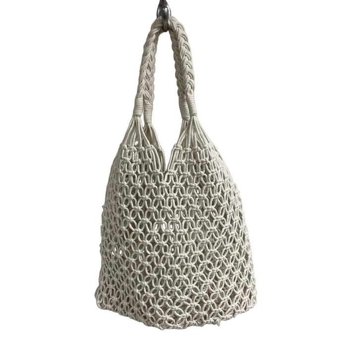THE PATHZ Cotton Rope Peasant Tote Bag